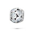 Clear CZ European Beads 925 bijoux en argent